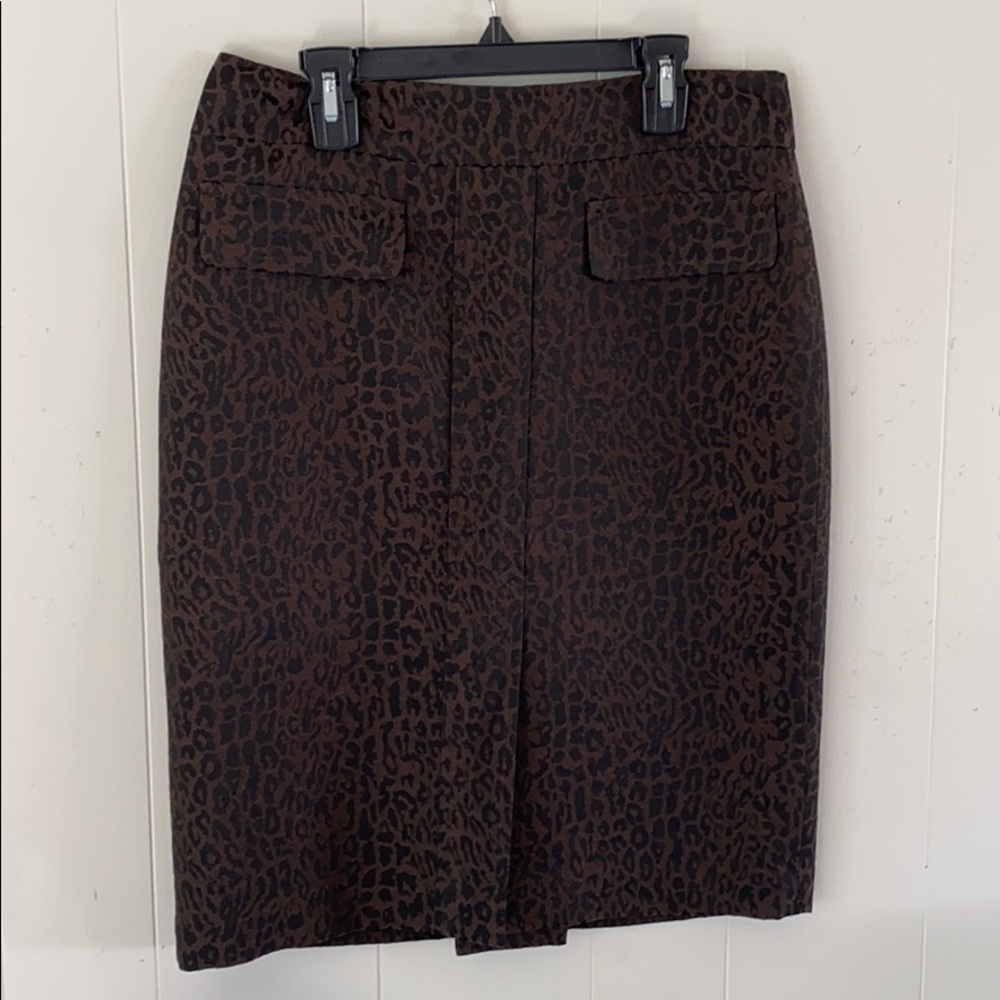 Ann Taylor cheetah print pencil skirt size 4